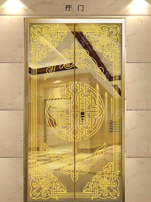 電梯門(mén)裝飾